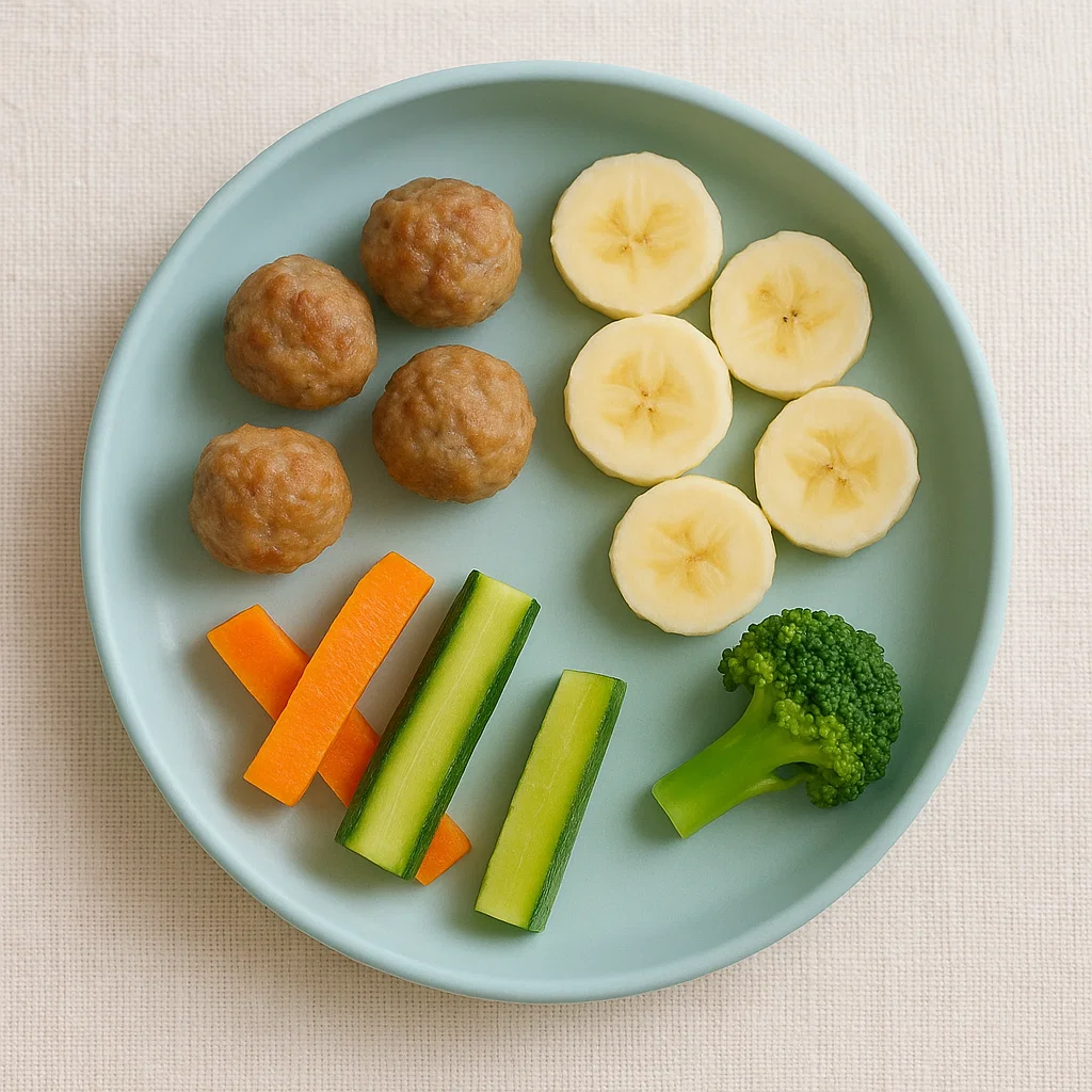 Finger foods seguros para agarrar con la mano