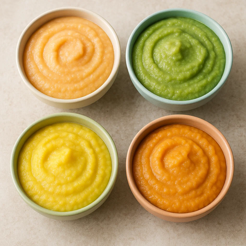 Verduras cremosas y suaves